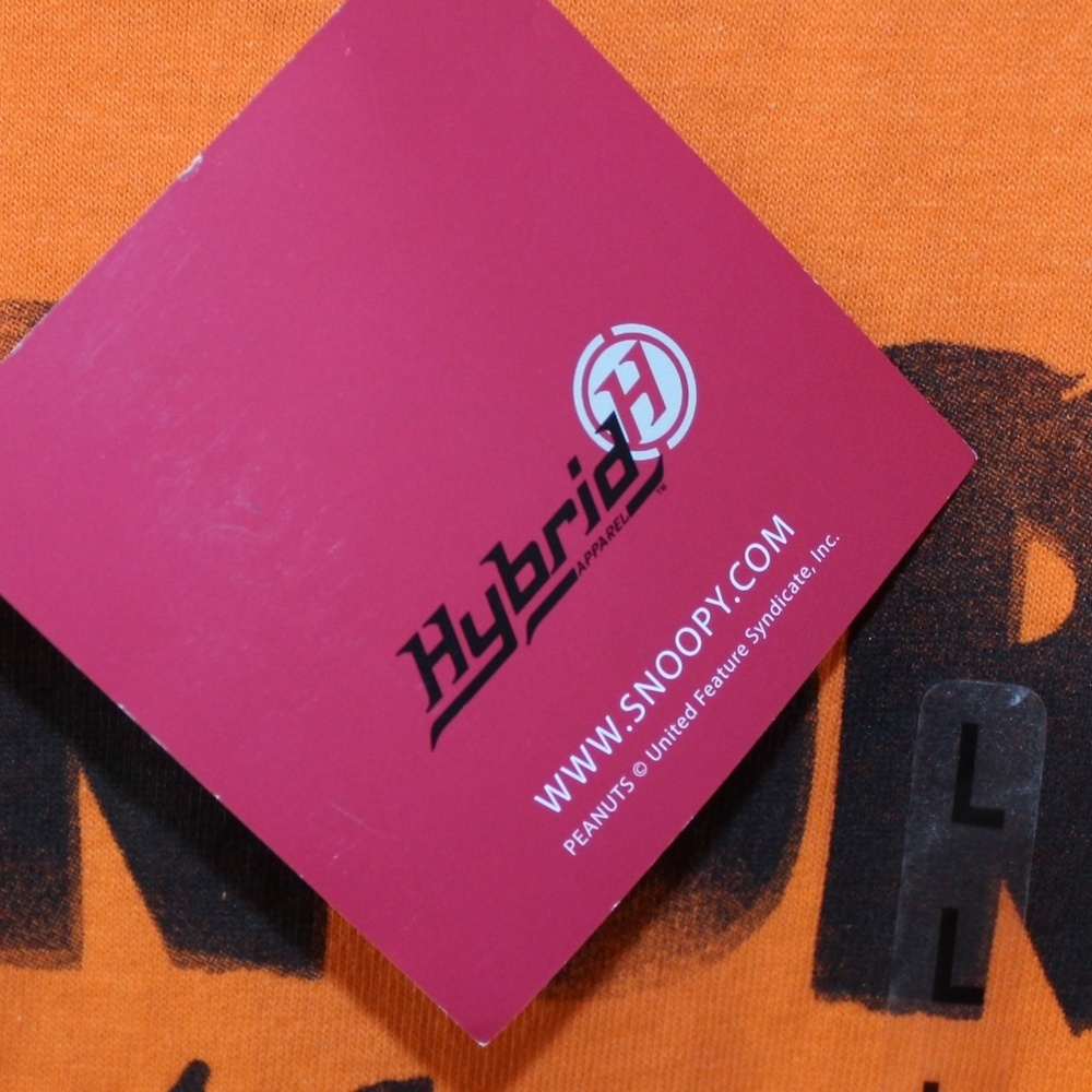 NWT Peanuts Angry Bird! Boys Orange t-shirt - Picture 4 of 5